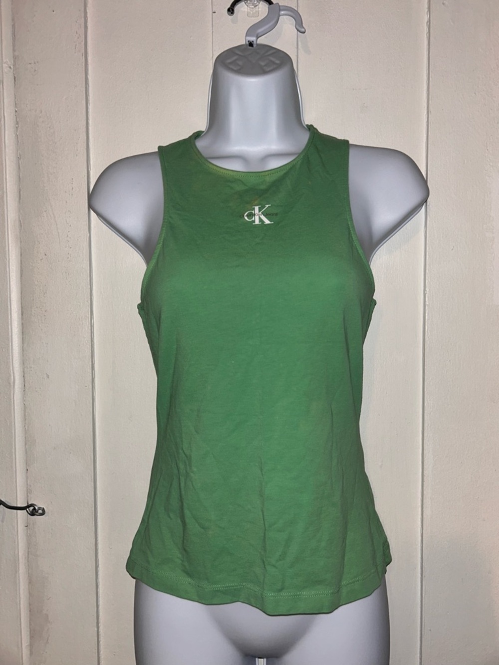 Calvin Klein Bright Green Logo Tank